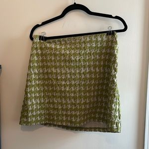 UO Candi Jacquard Mini Skirt